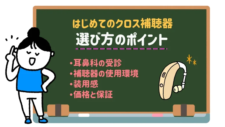 クロス補聴器 選び方
