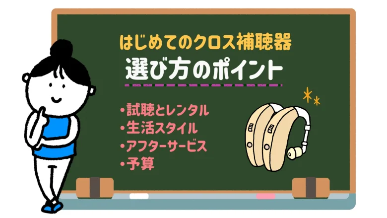 クロス補聴器 選び方