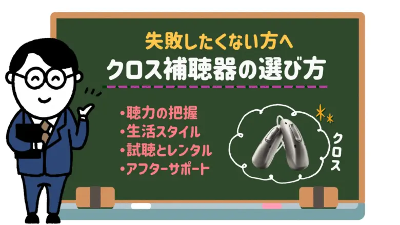 クロス補聴器 選び方