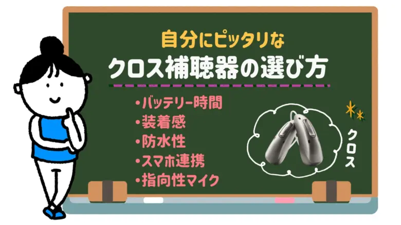 クロス補聴器 おすすめ 選び方