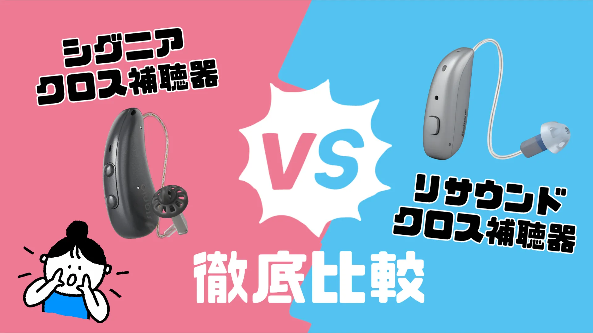 シグニア リサウンド クロス補聴器