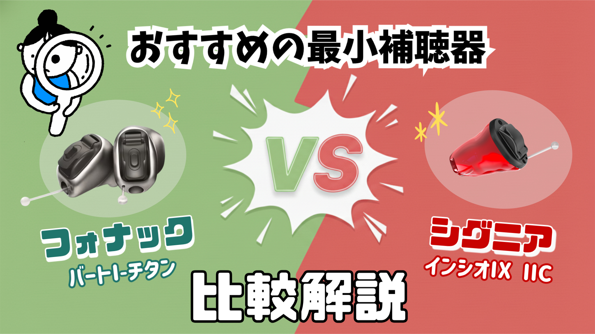 最小補聴器 比較 フォナック シグニア