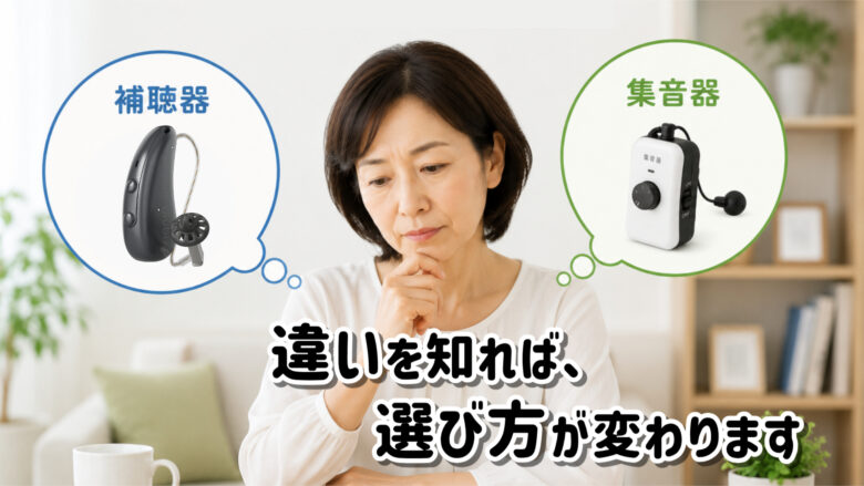 補聴器 集音器 比較
