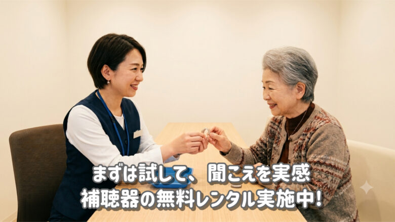 補聴器 2週間無料レンタル 試聴