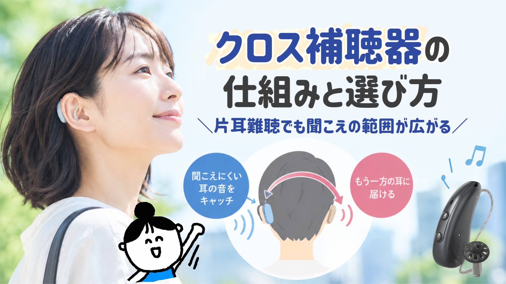 クロス補聴器 仕組み 選び方