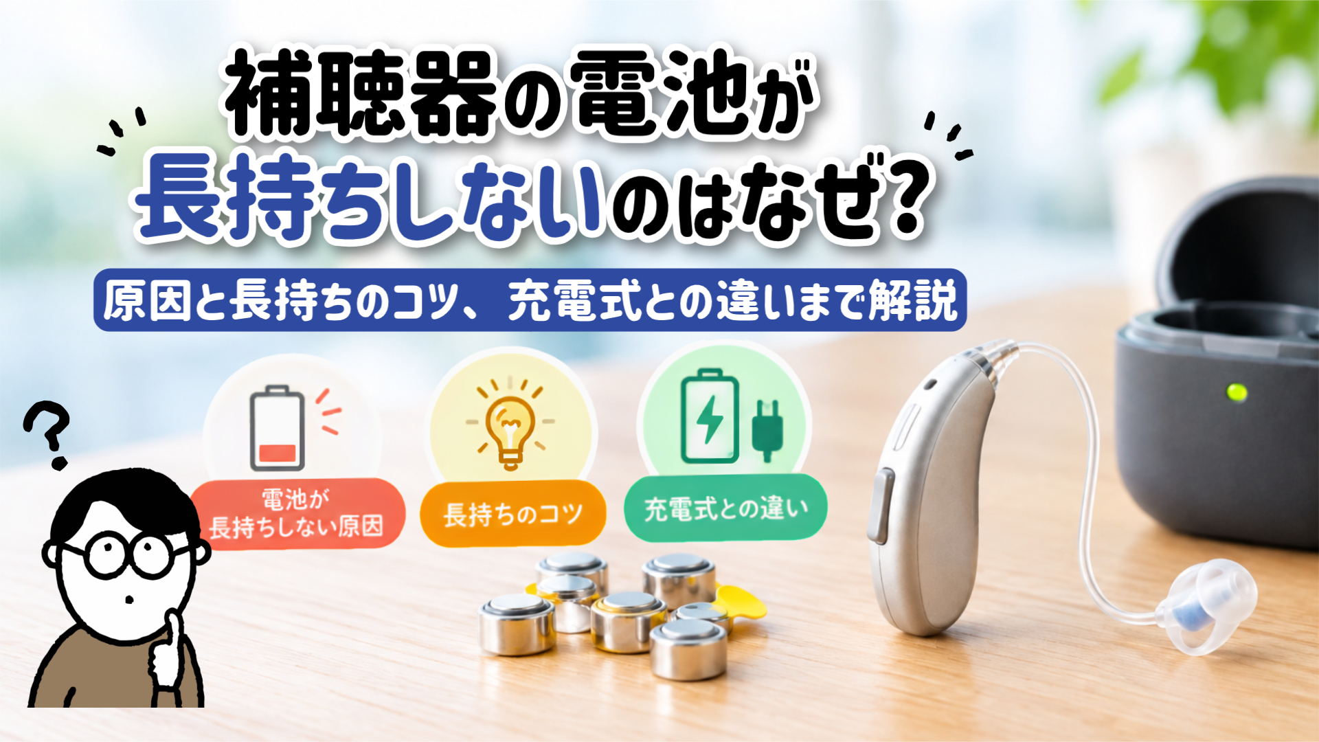 補聴器 電池 充電式