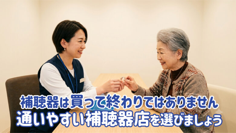 補聴器店 選び方