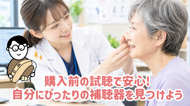 補聴器選び 安心 生活